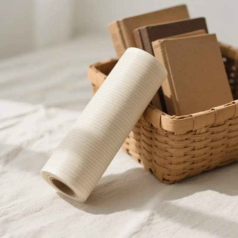 Langlebiger Holz Getreide PVC Dekorative Film