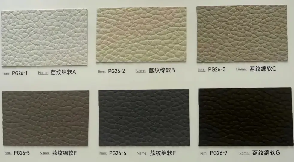 PVC leather texture decorative films