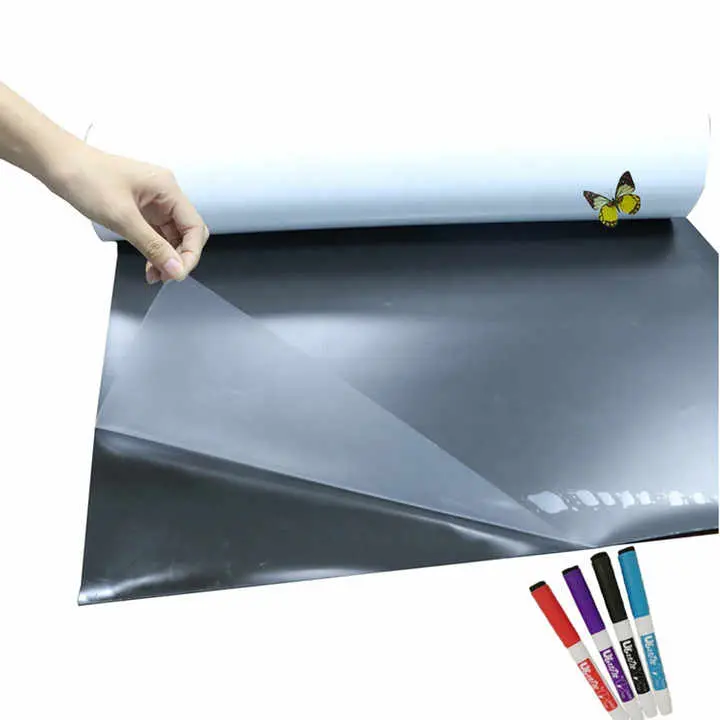 PP statische Whiteboard -Film White Sheets Roll Roll